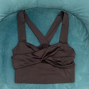 Sexy black crop top size small